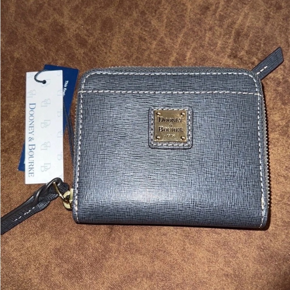 Dooney & Bourke Charcoal Leather Wallet